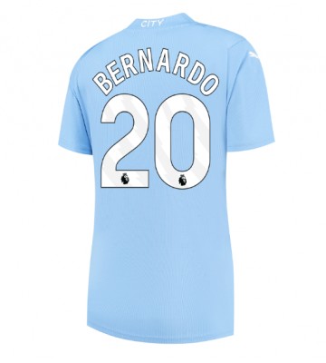 Manchester City Bernardo Silva #20 Koszulka Podstawowych Kobiety 2023-24 Krótki Rękaw